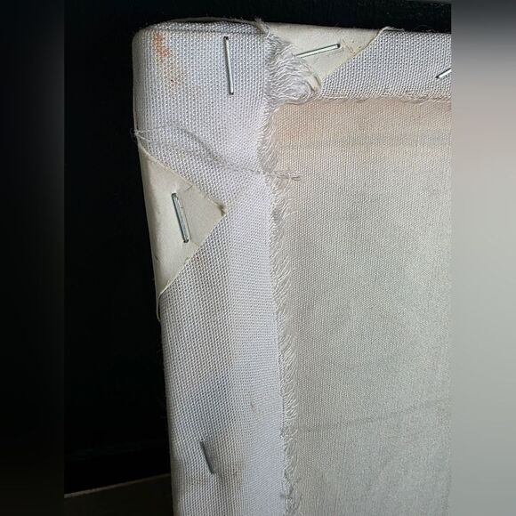 Abstract Symbolic Tribal Textured Hand Painted Wall Art Set Of 2 Signed 8x10 - Picture 5 of 8